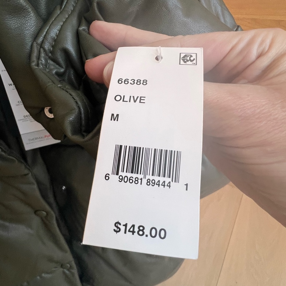 🔥NWT - Bagatelle NYC Vegan Puffer Jacket Size M - Picture 10 of 12
